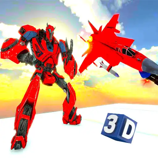 Play Air Jet Robot Transformation:Real Shooting Game 3D APK