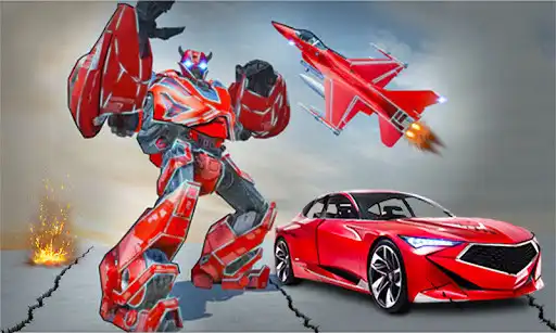 Play Air Jet Robot Transformation:Real Shooting Game 3D  and enjoy Air Jet Robot Transformation:Real Shooting Game 3D with UptoPlay