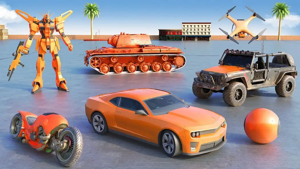 Play AI Robot Car Transformer Game as an online game AI Robot Car Transformer Game with UptoPlay