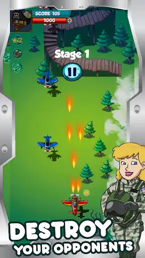 Play Air Pirate Warrior - Sky battle as an online game Air Pirate Warrior - Sky battle with UptoPlay