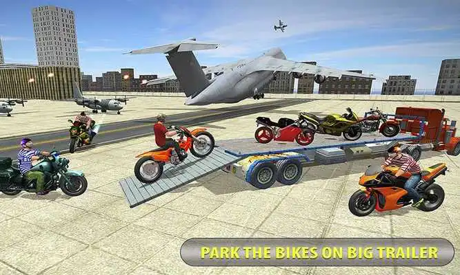 Play Airplane Bike Cargo Transport