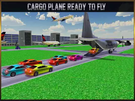 Play Air plane Car Transporter 3D