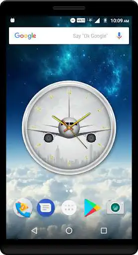 Play Airplane Clock Live Wallpaper  and enjoy Airplane Clock Live Wallpaper with UptoPlay