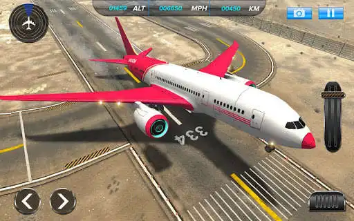 Play Airplane Flight Pilot Simulator 2018 as an online game Airplane Flight Pilot Simulator 2018 with UptoPlay