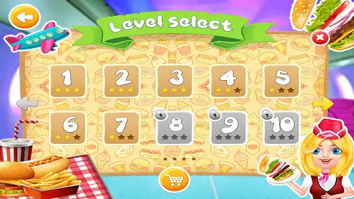 Play Airplane Kitchen Food Fever as an online game Airplane Kitchen Food Fever with UptoPlay
