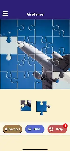Play Airplane Lovers Puzzle as an online game Airplane Lovers Puzzle with UptoPlay