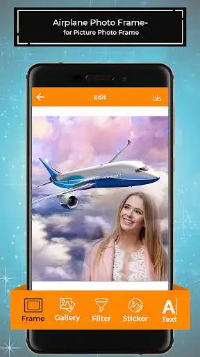 Play Airplane Photo Frames for Pictures - PhotoEditor as an online game Airplane Photo Frames for Pictures - PhotoEditor with UptoPlay