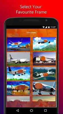 Play Airplane Photos Frame