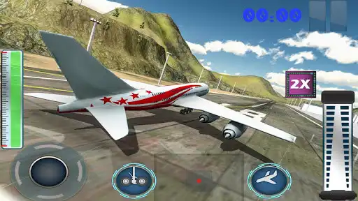 Play Airplane pilot simulator as an online game Airplane pilot simulator with UptoPlay