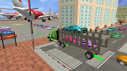 Play Airplane Pilot Transport Car Truck Simulator as an online game Airplane Pilot Transport Car Truck Simulator with UptoPlay