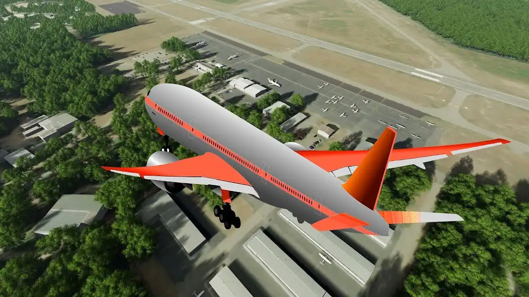 Play Airplane Simulator: Flight Sim as an online game Airplane Simulator: Flight Sim with UptoPlay