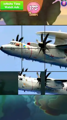 Play Airplanes of Puzzles: Free Sliding Puzzle Game as an online game Airplanes of Puzzles: Free Sliding Puzzle Game with UptoPlay