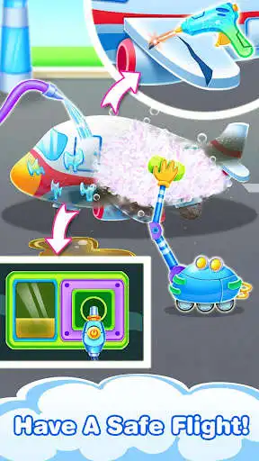 Play Airport Clean up - Girly House Cleaning Games as an online game Airport Clean up - Girly House Cleaning Games with UptoPlay