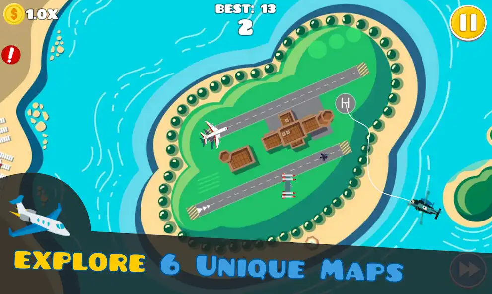 Play Airport Commander - Airplane Landing as an online game Airport Commander - Airplane Landing with UptoPlay