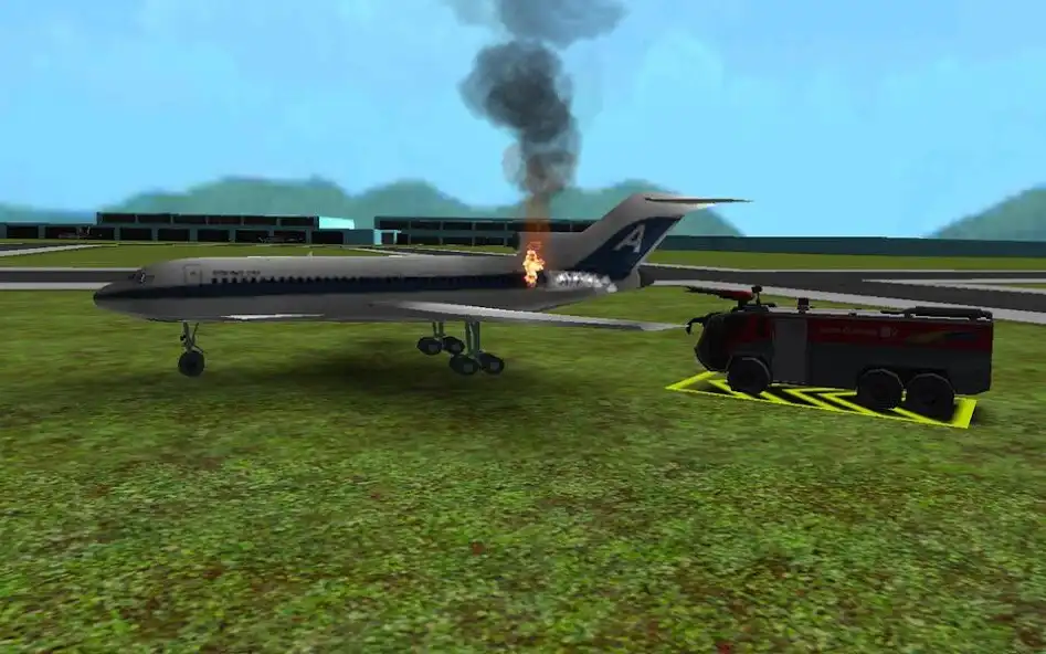 Play Airport Fire Truck Simulator