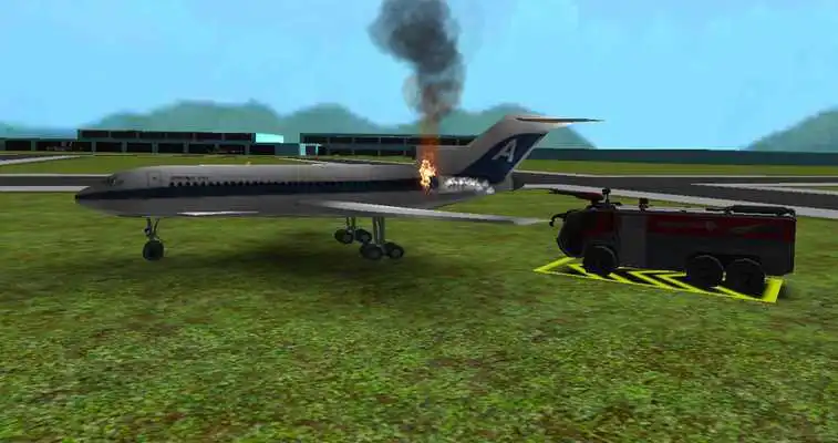 Play Airport Fire Truck Simulator