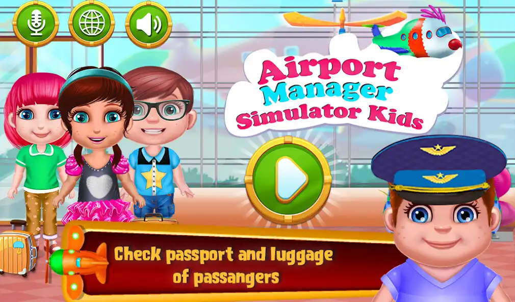 Play Airport Manager Simulator Kids - Play Clean Planes  and enjoy Airport Manager Simulator Kids - Play Clean Planes with UptoPlay