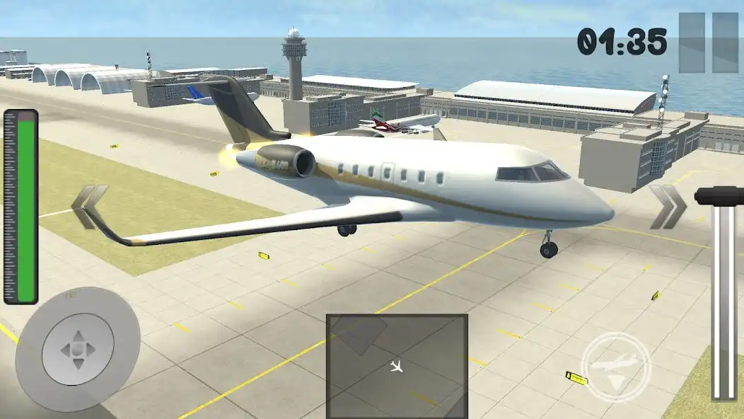 Play Airport Plane Jet Simulator as an online game Airport Plane Jet Simulator with UptoPlay