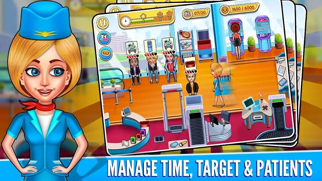 Play Airport Rush Management as an online game Airport Rush Management with UptoPlay