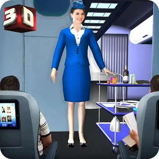 Play Airport Staff Flight Attendant Airport Games APK