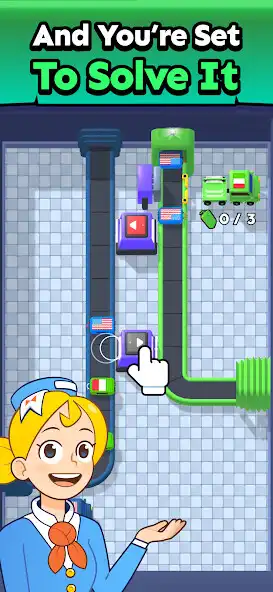 Play Airport swap: Puzzle game as an online game Airport swap: Puzzle game with UptoPlay