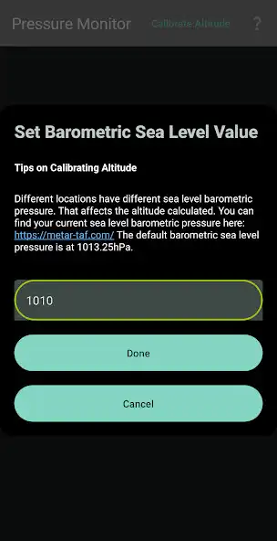 Play Air Pressure Monitor as an online game Air Pressure Monitor with UptoPlay