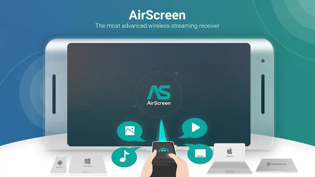 Play AirScreen - AirPlay  Cast  and enjoy AirScreen - AirPlay  Cast with UptoPlay