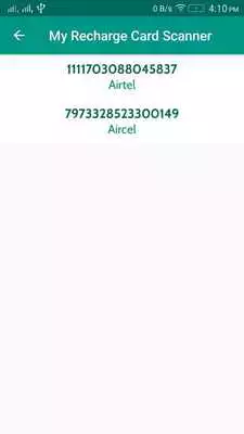 Play Airtel, Idea, Vodafone Recharge Card Scanner