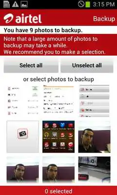 Play Airtel Phone Backup