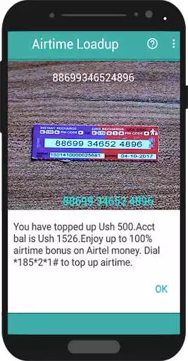 Play Airtime Loadup - Airtime loader  scanner