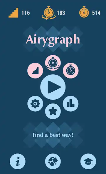 Play Airygraph - Find a best way! as an online game Airygraph - Find a best way! with UptoPlay