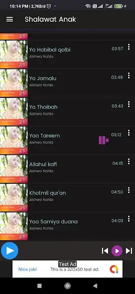 Play Aishwa Nahla Shalawat Mp3  and enjoy Aishwa Nahla Shalawat Mp3 with UptoPlay