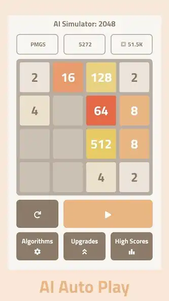 Play AI Simulator: 2048  and enjoy AI Simulator: 2048 with UptoPlay