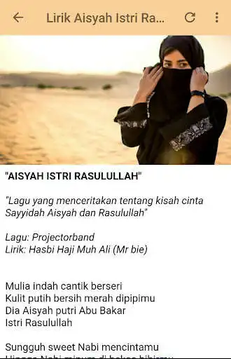 Play Aisyah Istri Rasulullah - Cover Mp3 as an online game Aisyah Istri Rasulullah - Cover Mp3 with UptoPlay