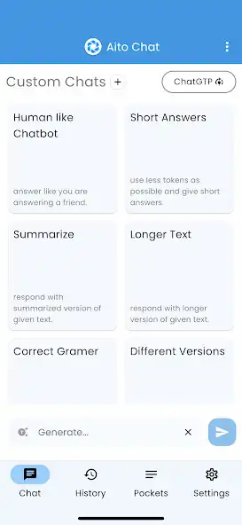 Play Aito Chat - ChatGTP  Chatbot as an online game Aito Chat - ChatGTP  Chatbot with UptoPlay