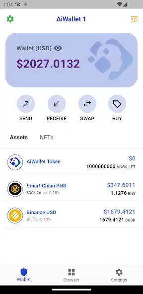 Play AiWallet - Crypto Wallet  and enjoy AiWallet - Crypto Wallet with UptoPlay