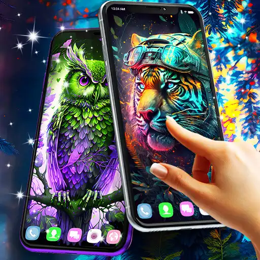 Play AI wallpapers neon animals APK Play AI wallpapers neon animals APK