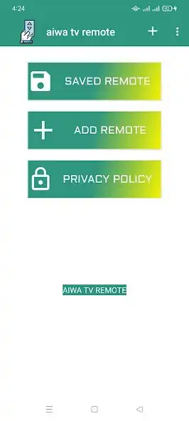 Play aiwa tv remote  and enjoy aiwa tv remote with UptoPlay