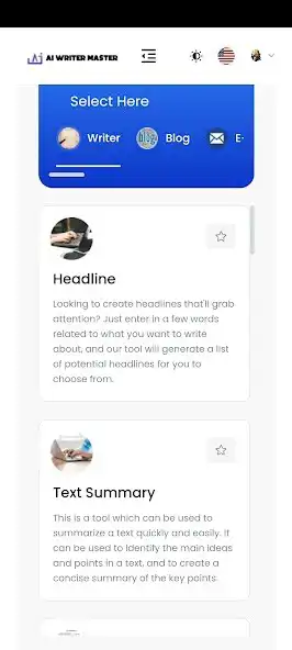 Play AI Writer Master as an online game AI Writer Master with UptoPlay