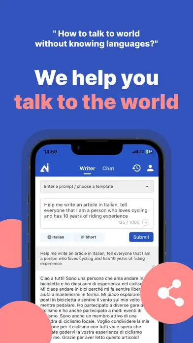 Play AI Writing Assistant  Chatbot as an online game AI Writing Assistant  Chatbot with UptoPlay