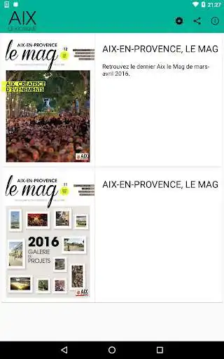 Play APK Aix-en-Provence Le Mag  and enjoy Aix-en-Provence Le Mag with UptoPlay com.sjcom.aixLeMag