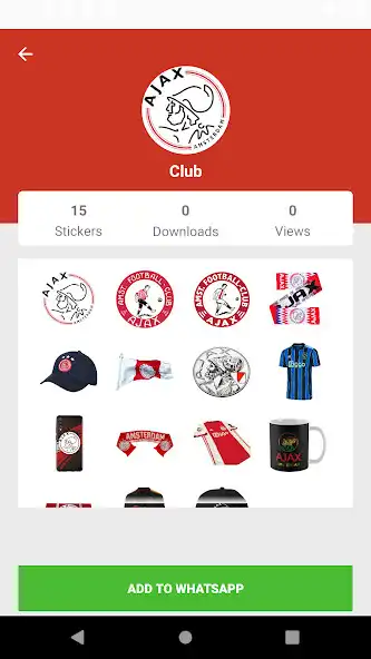 Play Ajax Stickers not Official as an online game Ajax Stickers not Official with UptoPlay