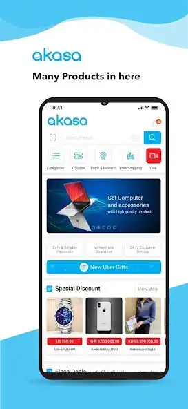 Play AKASA - Online Shopping as an online game AKASA - Online Shopping with UptoPlay