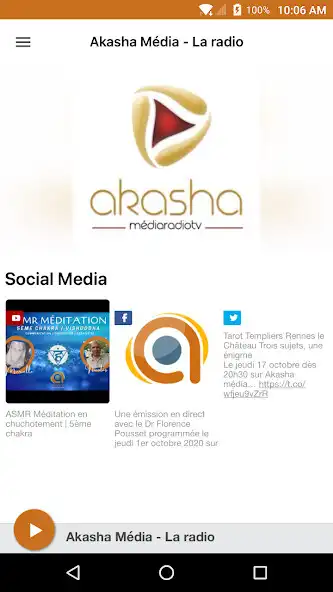Play Akasha Média - La radio  and enjoy Akasha Média - La radio with UptoPlay