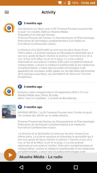 Play Akasha Média - La radio as an online game Akasha Média - La radio with UptoPlay