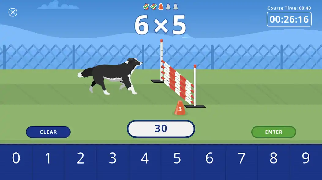 Play AKC Math Agility as an online game AKC Math Agility with UptoPlay