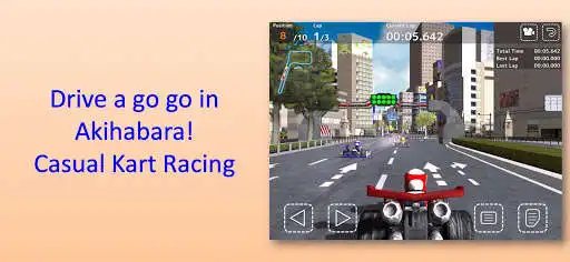 Play APK Akiba Kart Racing  and enjoy Akiba Kart Racing with UptoPlay com.robotani.RoboKartAkihabaraLite