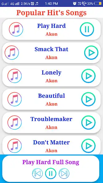 Play AKON All Songs  and enjoy AKON All Songs with UptoPlay