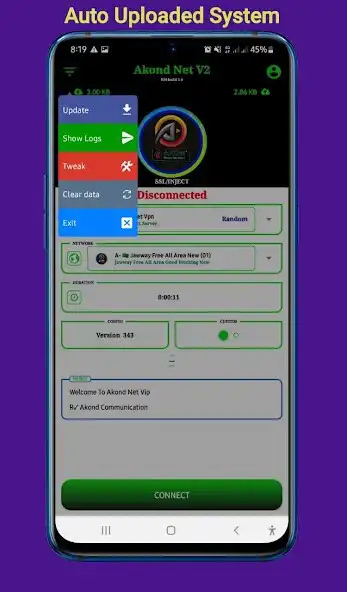 Play Akond Net V2 - Secure  Fast as an online game Akond Net V2 - Secure  Fast with UptoPlay