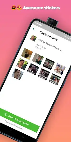 Play Akshay Kumar Stickers For WA as an online game Akshay Kumar Stickers For WA with UptoPlay